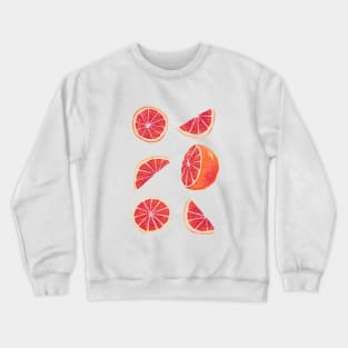 Watercolor Blood Orange Crewneck Sweatshirt